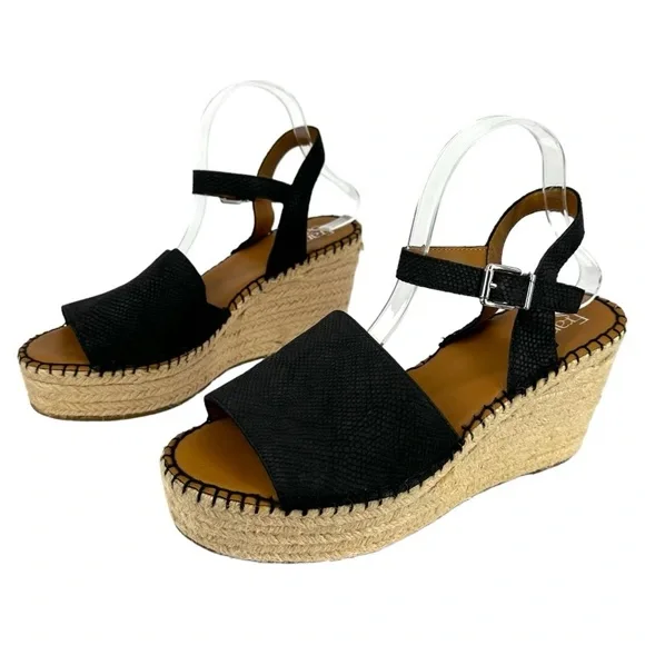 Franco Sarto Shoes Franco Sarto Takara Black Espadrilles